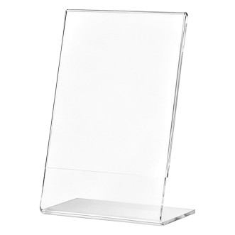VETRA L-Shape Acrylic Paper Display - JIJI.SG