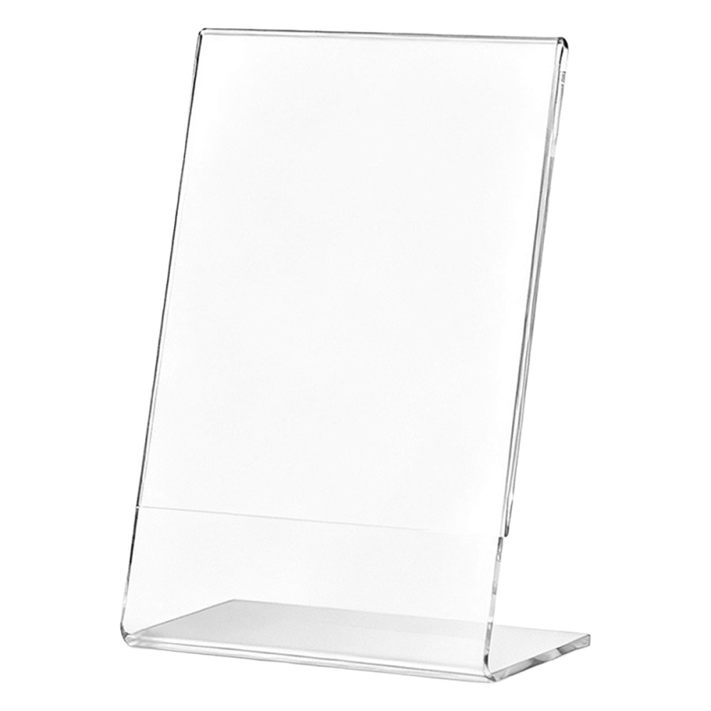 VETRA L-Shape Acrylic Paper Display - JIJI.SG