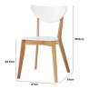 (AS-IS) KERSTIN Dining Chair, Stackable - JIJI.SG