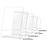 VETRA L-Shape Acrylic Paper Display - JIJI.SG