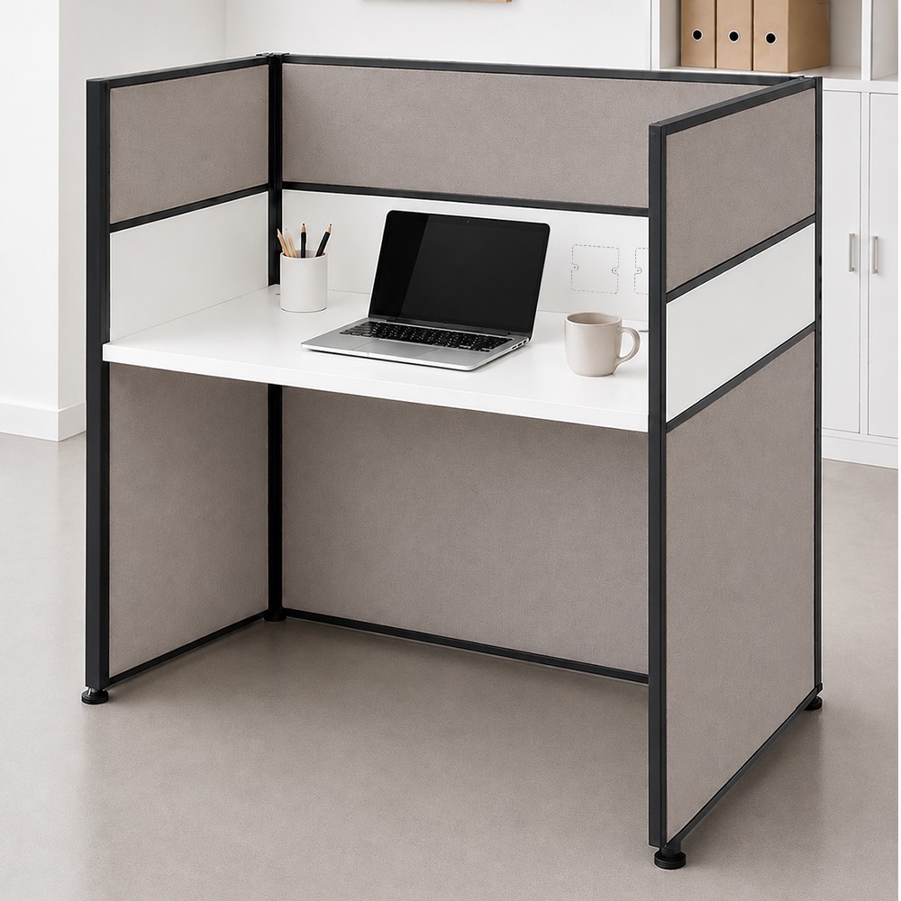 ROVEN 1 Seater Fabric Partition Work Station - JIJI.SG