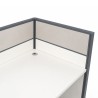 ROVEN 2 Seaters Fabric Partition Work Station - JIJI.SG