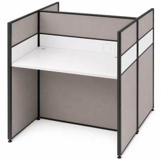 ROVEN 2 Seaters Fabric Partition Work Station - JIJI.SG