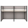 ROVEN 2 Seaters Fabric Partition Work Station - JIJI.SG