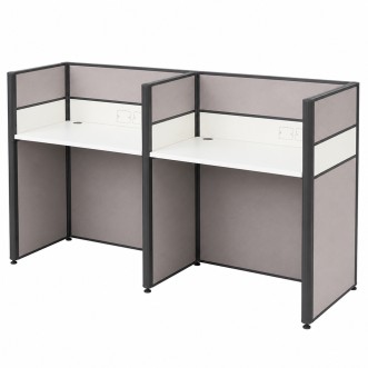 ROVEN 2 Seaters Fabric Partition Work Station - JIJI.SG