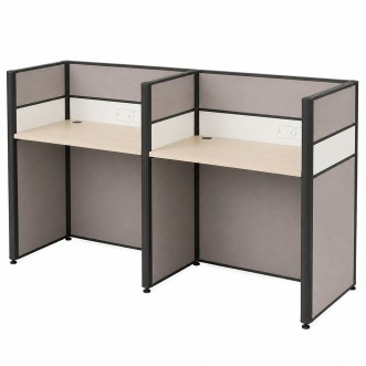 ROVEN 2 Seaters Fabric Partition Work Station - JIJI.SG