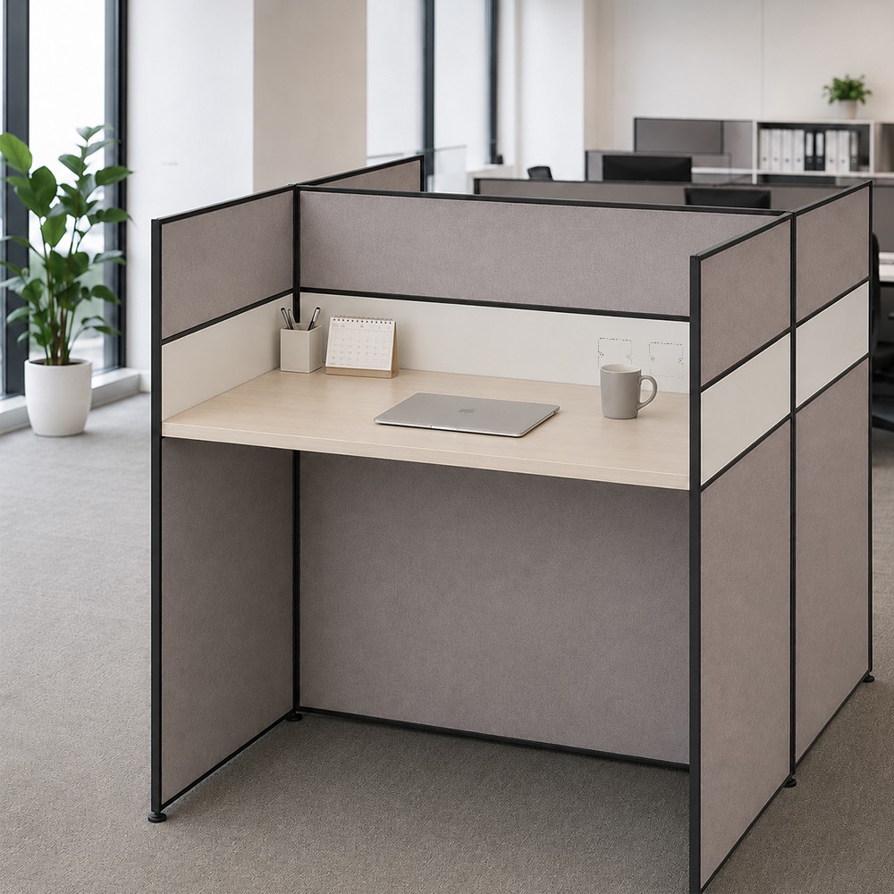 ROVEN 2 Seaters Fabric Partition Work Station - JIJI.SG