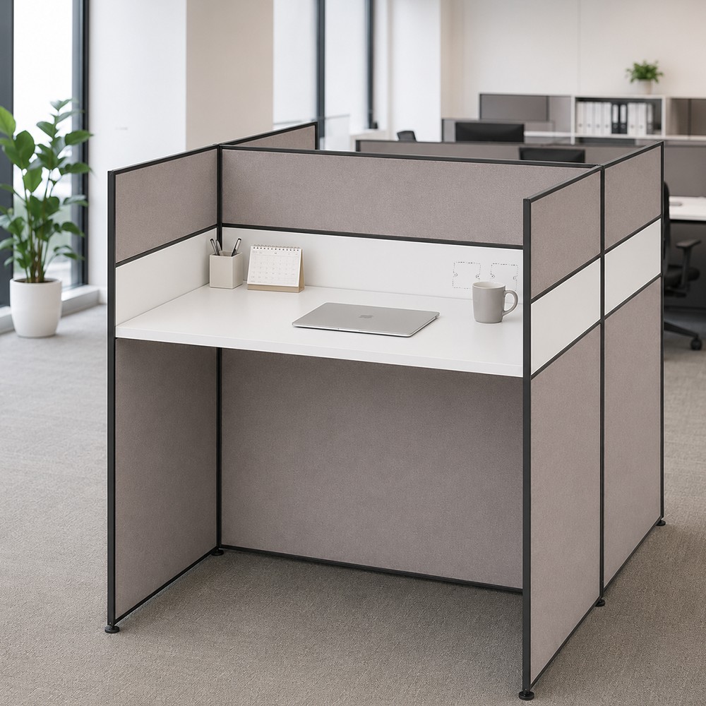 ROVEN 2 Seaters Fabric Partition Work Station - JIJI.SG