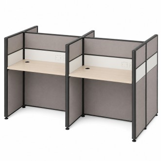 ROVEN 4 Seaters Fabric Partition Work Station - JIJI.SG