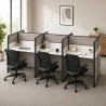 ROVEN 6 Seaters Fabric Partition Work Station - JIJI.SG
