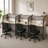 ROVEN 6 Seaters Fabric Partition Work Station - JIJI.SG