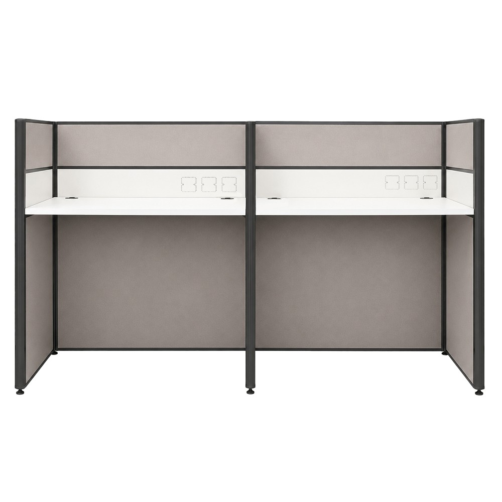 ROVEN 4 Seaters Fabric Partition Work Station - JIJI.SG