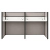 ROVEN 4 Seaters Fabric Partition Work Station - JIJI.SG