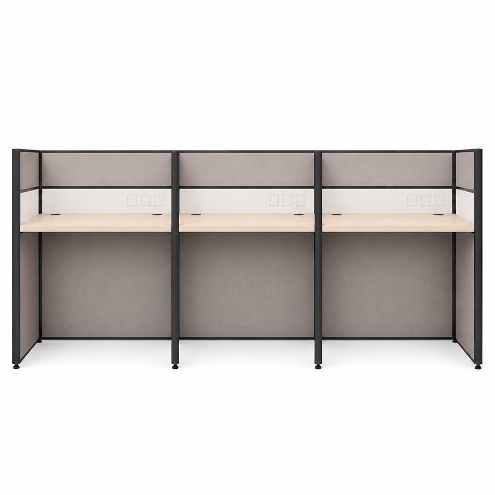 ROVEN 6 Seaters Fabric Partition Work Station - JIJI.SG
