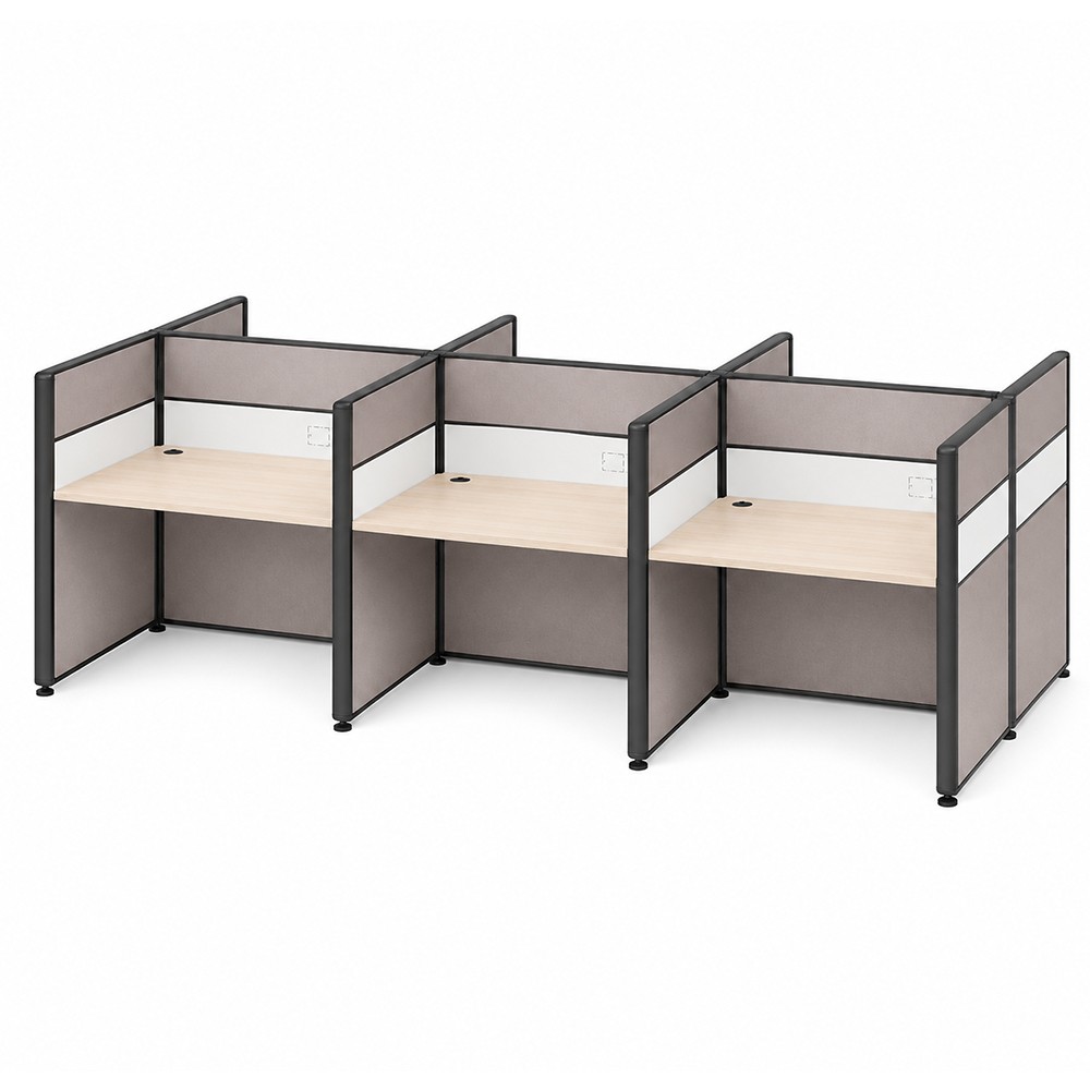 ROVEN 6 Seaters Fabric Partition Work Station - JIJI.SG