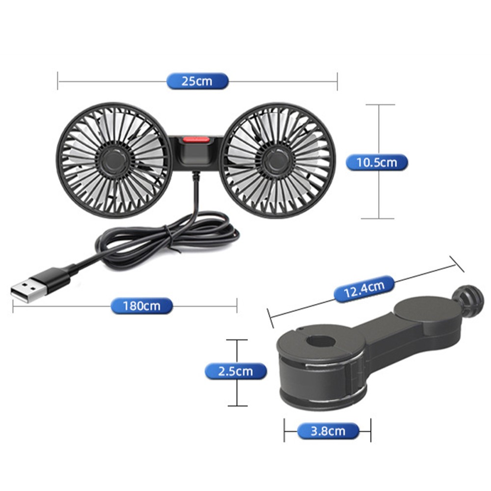 CORY Car Dual Fan - JIJI.SG