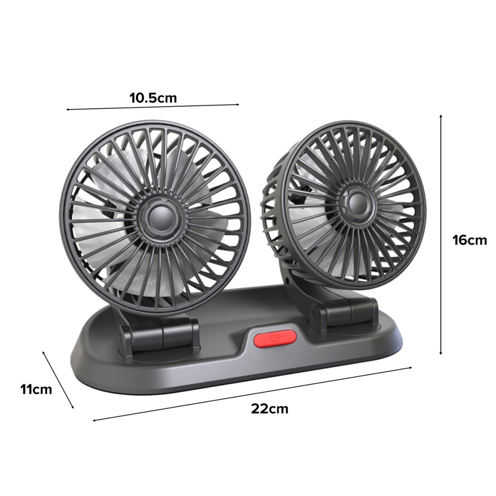 CORY Car Dual Fan - JIJI.SG
