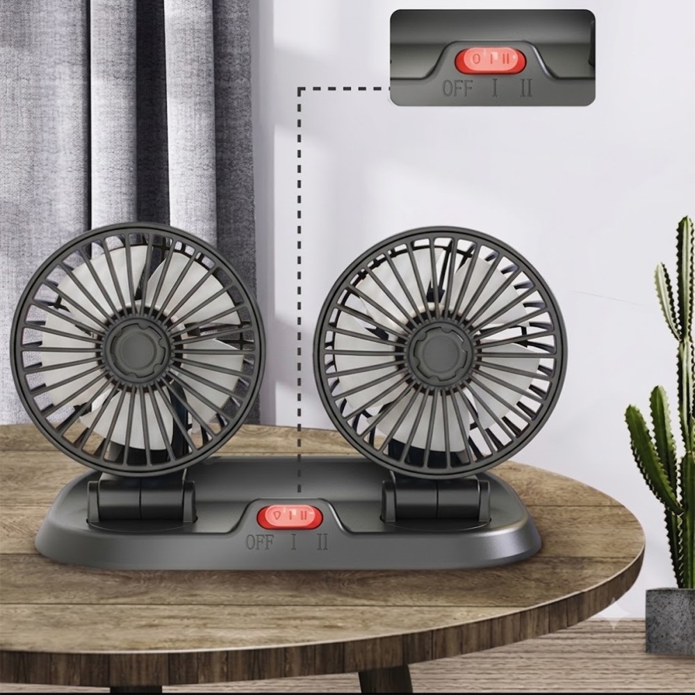 CORY Car Dual Fan - JIJI.SG