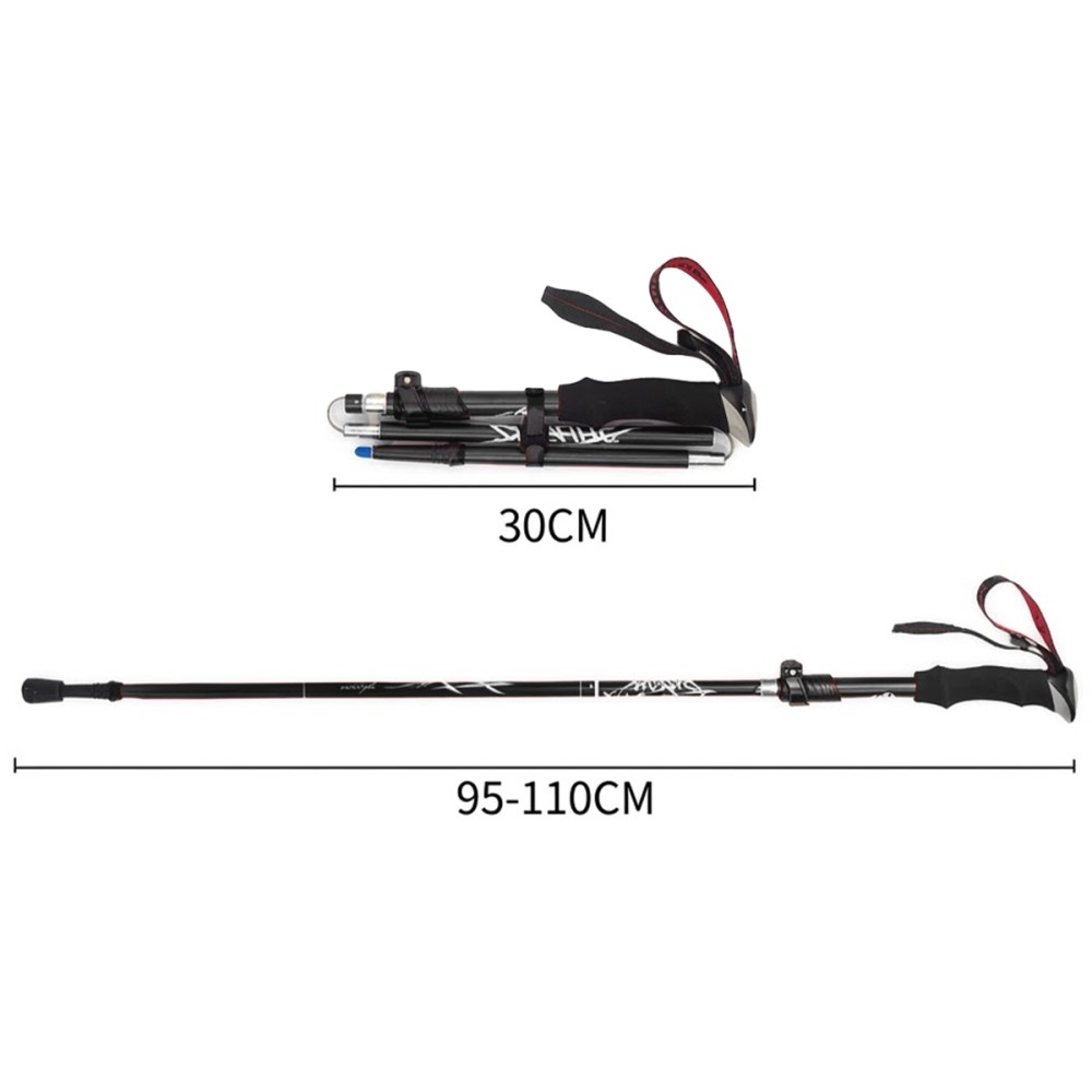 BOJE Collapsible Tri-fold Trekking Hiking Pole - JIJI.SG