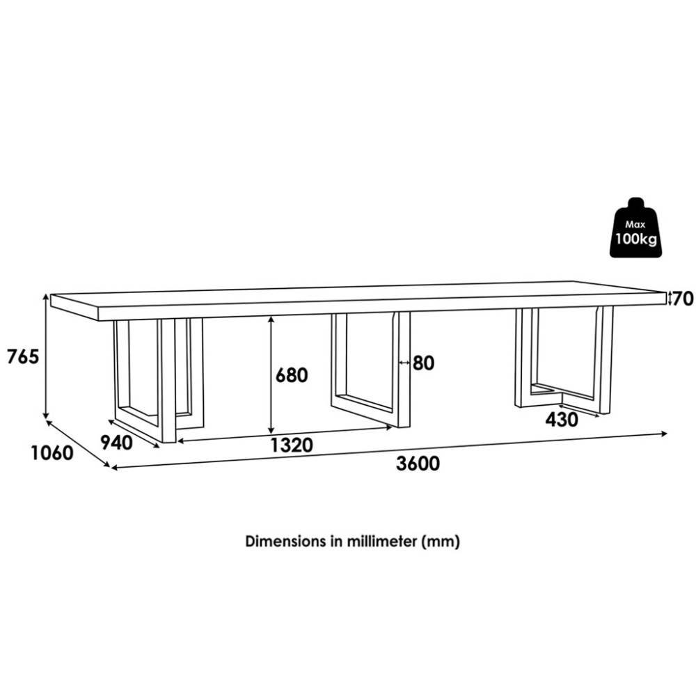 ZORVEN Dining Table - JIJI.SG