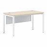 FORSBERG 1 Seater Office Desk with Modesty Panel - JIJI.SG