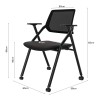 ANDRIN Training Chair, With Castors - JIJI.SG