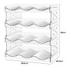 ELVI Wine Bottle Rack Organizer - JIJI.SG