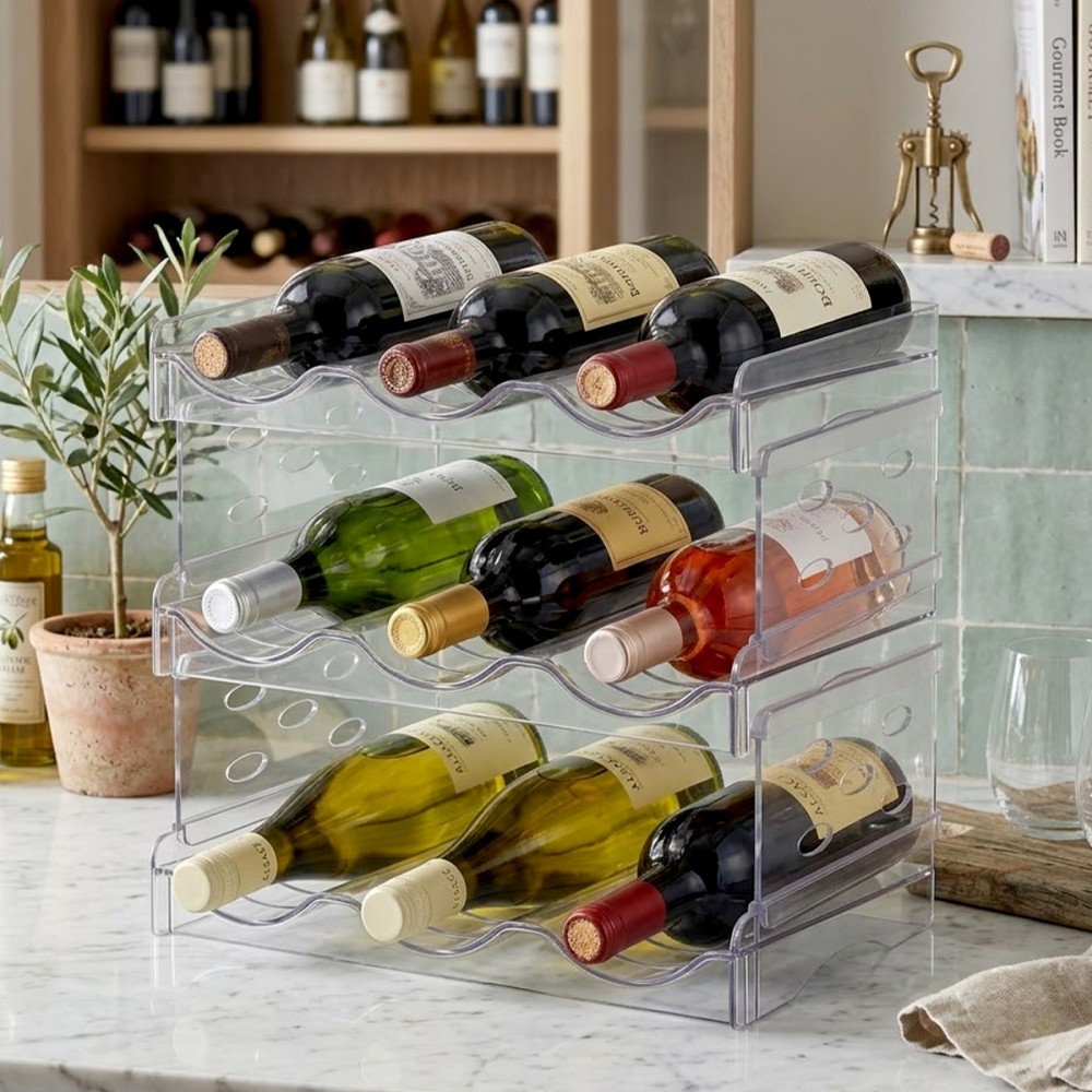 ELVI Wine Bottle Rack Organizer - JIJI.SG