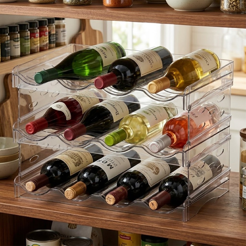 ELVI Wine Bottle Rack Organizer - JIJI.SG