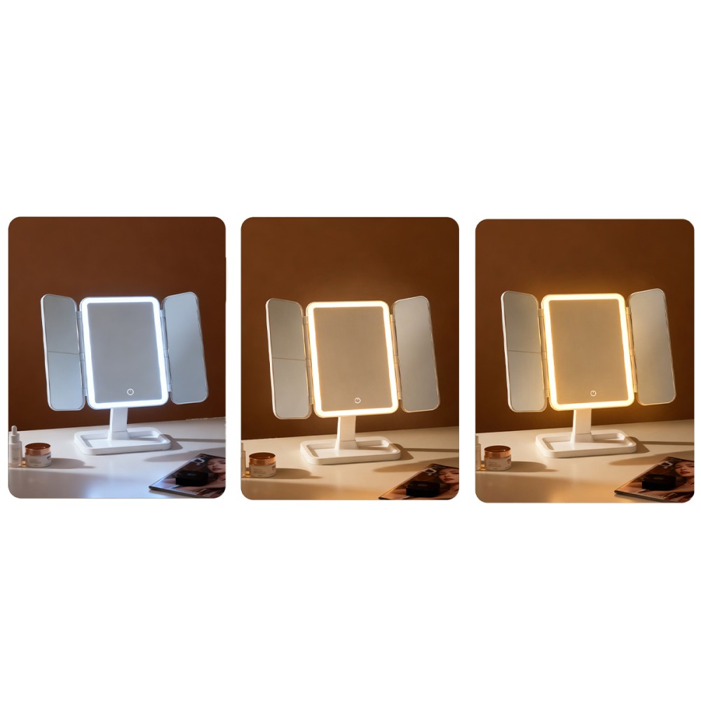 EZIO 3 Color LED Cosmetic Mirror - JIJI.SG
