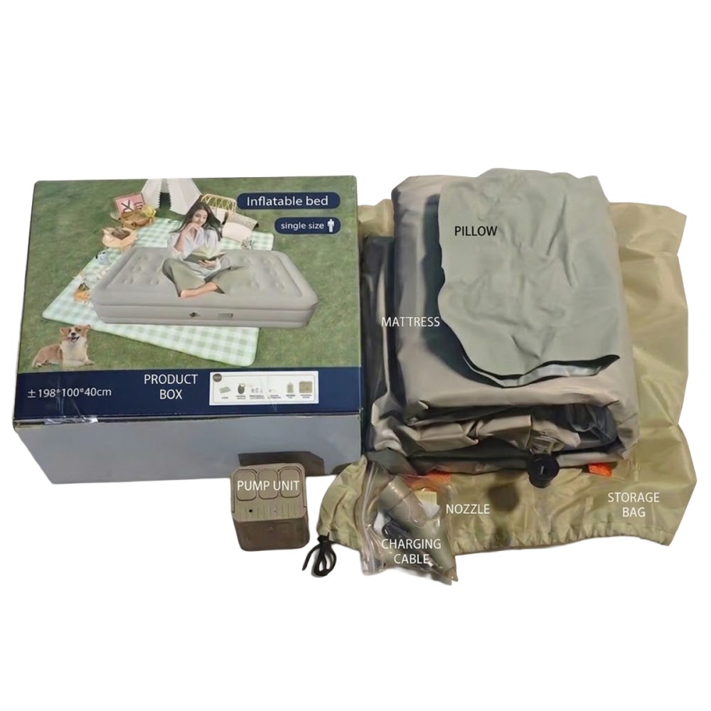JORJE Outdoor Portable Inflatable Air Bed - JIJI.SG
