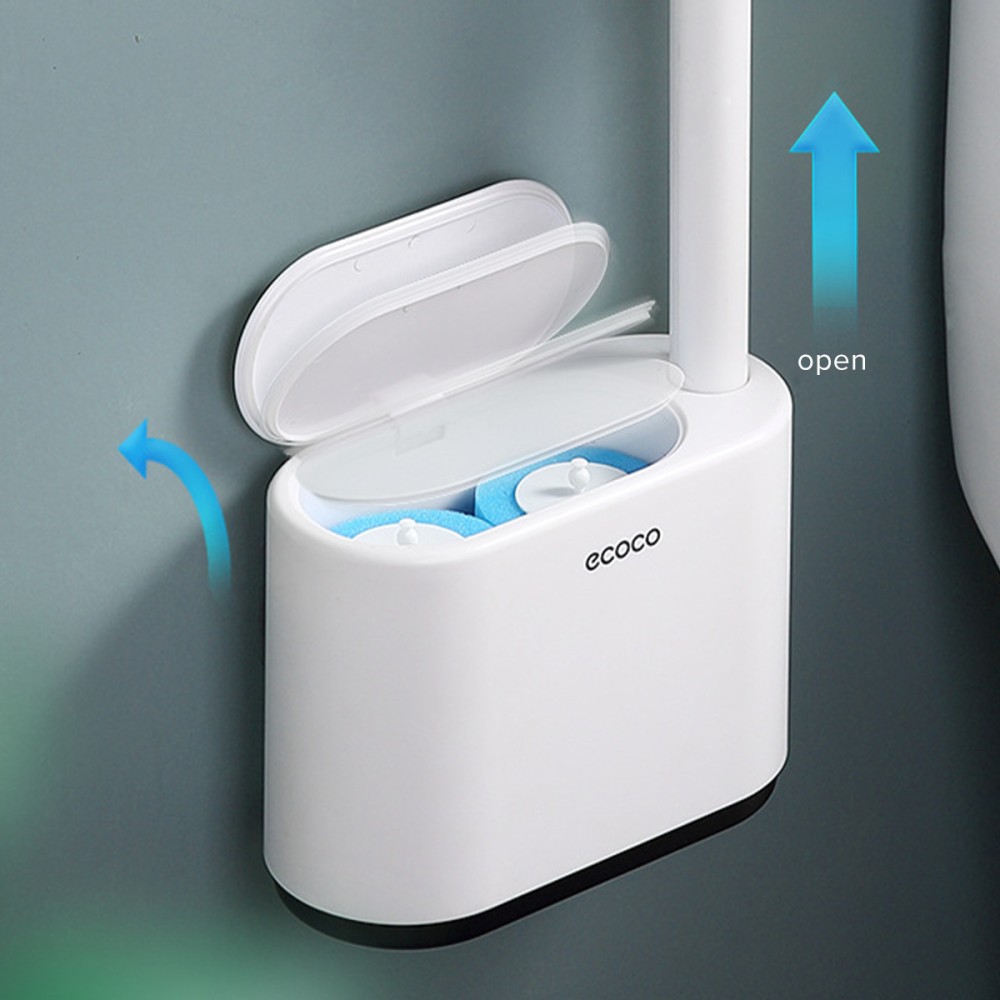 REVNA Disposable Wall-mounted Toilet Brush Set - JIJI.SG