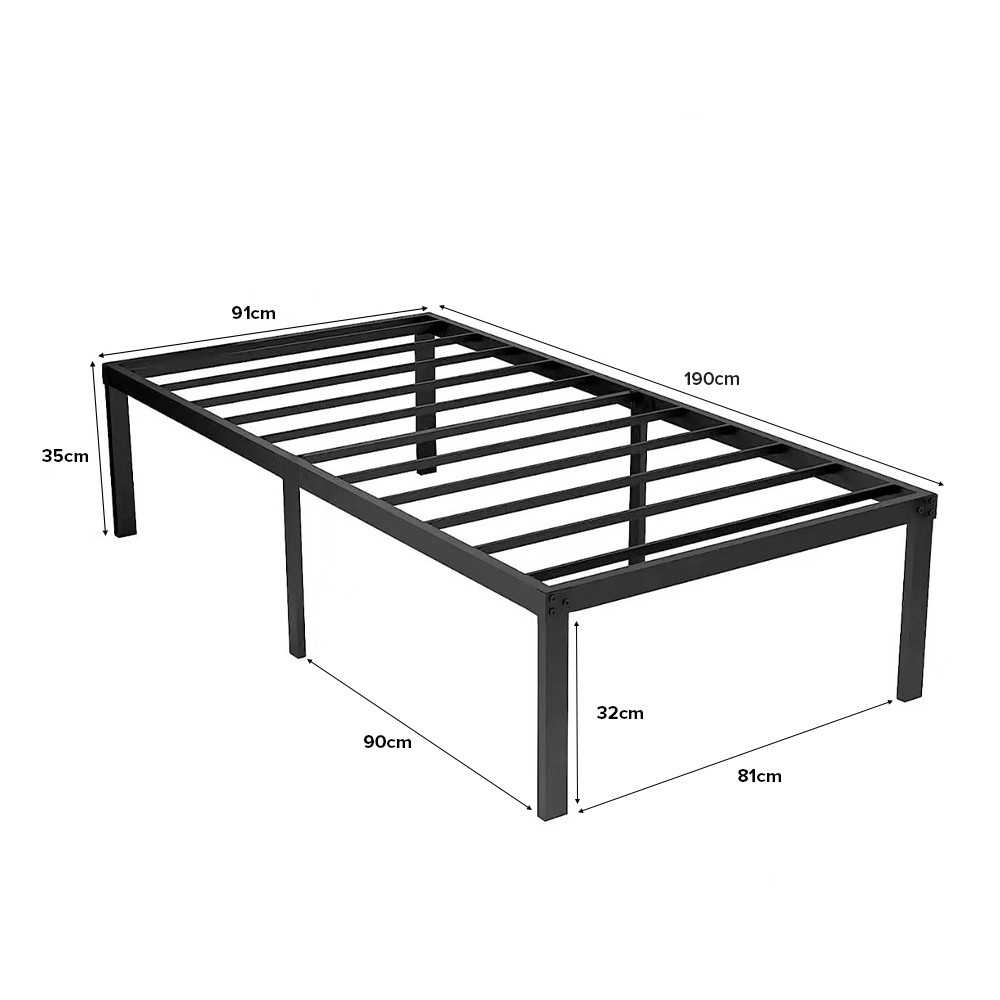 ZERMAT Platform Metal Bed Frame - JIJI.SG