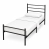 ZERMAT Platform Metal Bedframe with Headboard - JIJI.SG