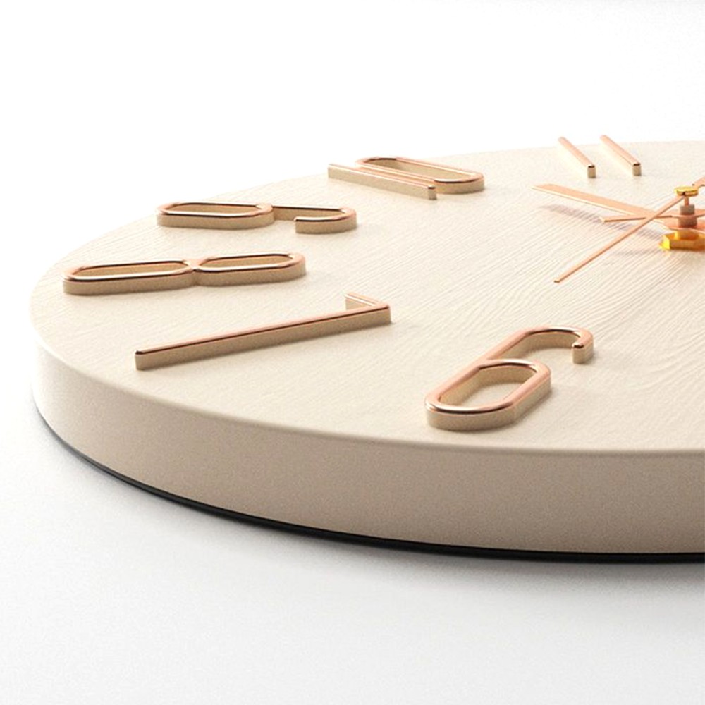 BREN Modern Wall Clock 3D Quartz Silent - JIJI.SG