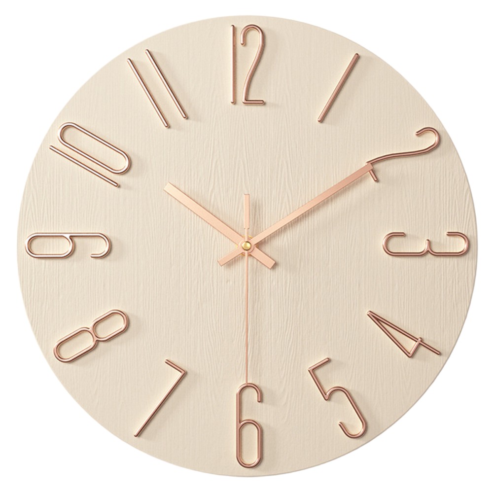 BREN Modern Wall Clock 3D Quartz Silent - JIJI.SG