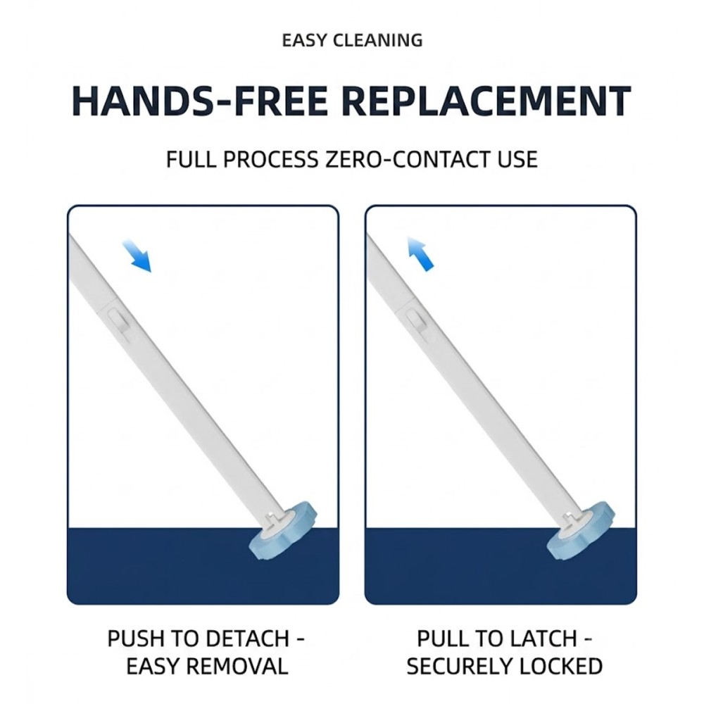 BAIA Disposable Wall-mounted Toilet Brush Set - JIJI.SG
