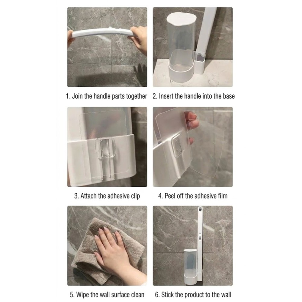 BAIA Disposable Wall-mounted Toilet Brush Set - JIJI.SG