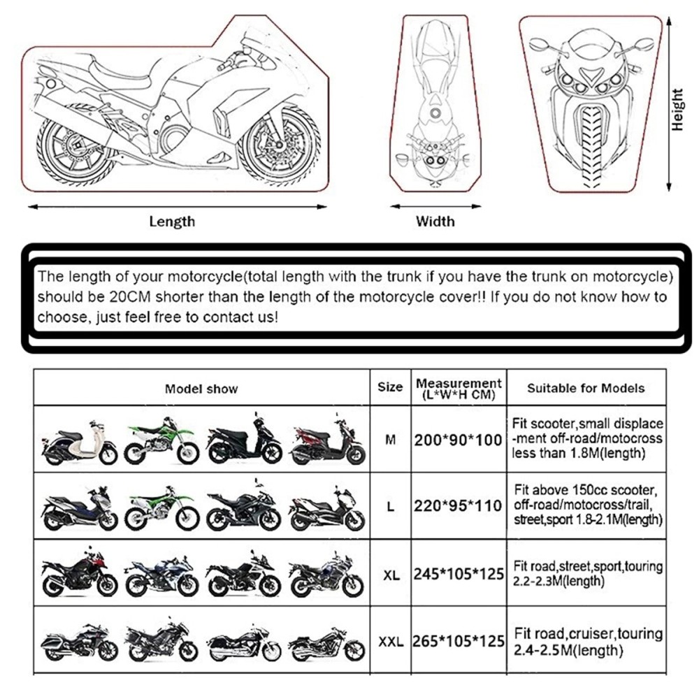VAXJO Universal Motorcycle Cover - JIJI.SG