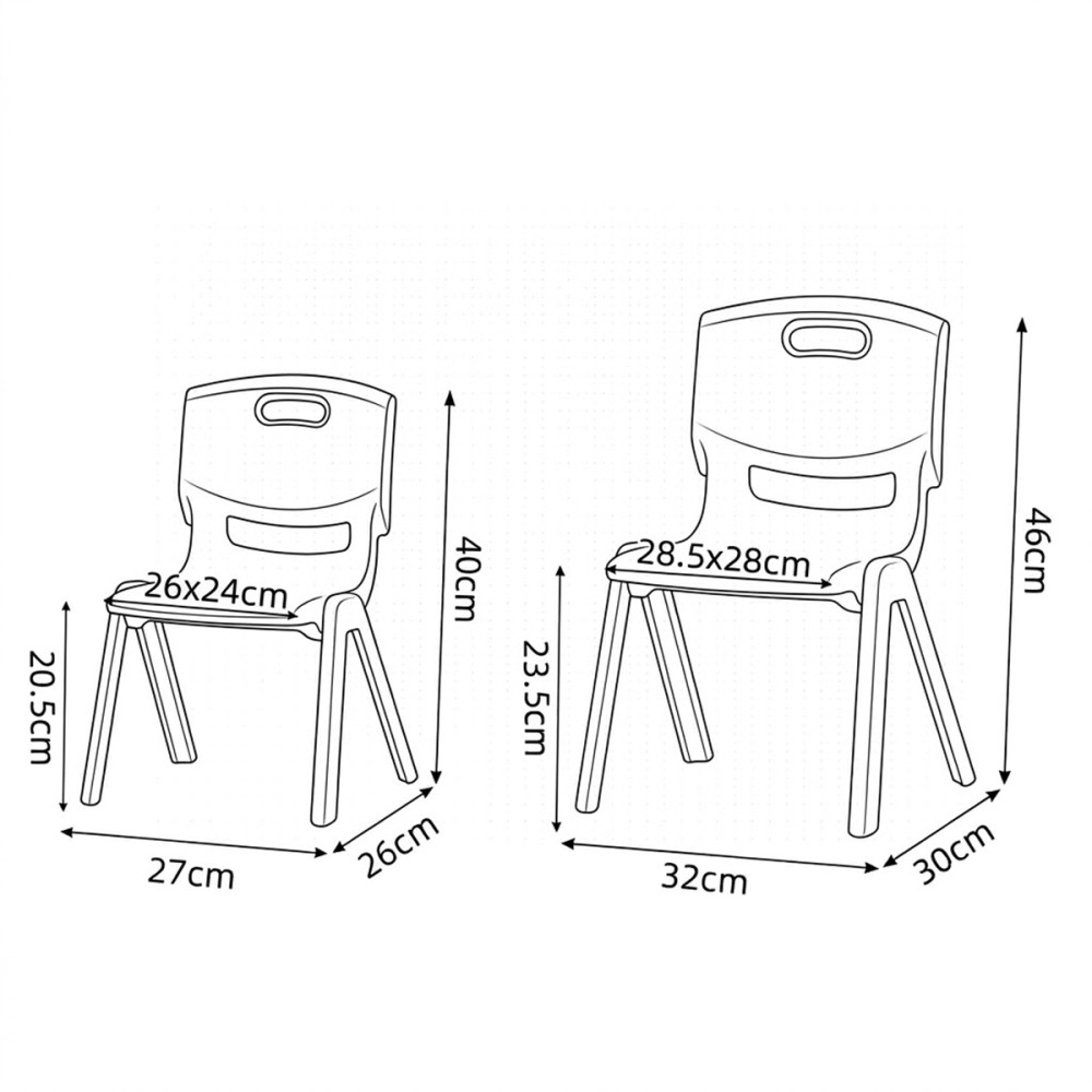 EMMI Kids Plastic Chair, Stackable - JIJI.SG