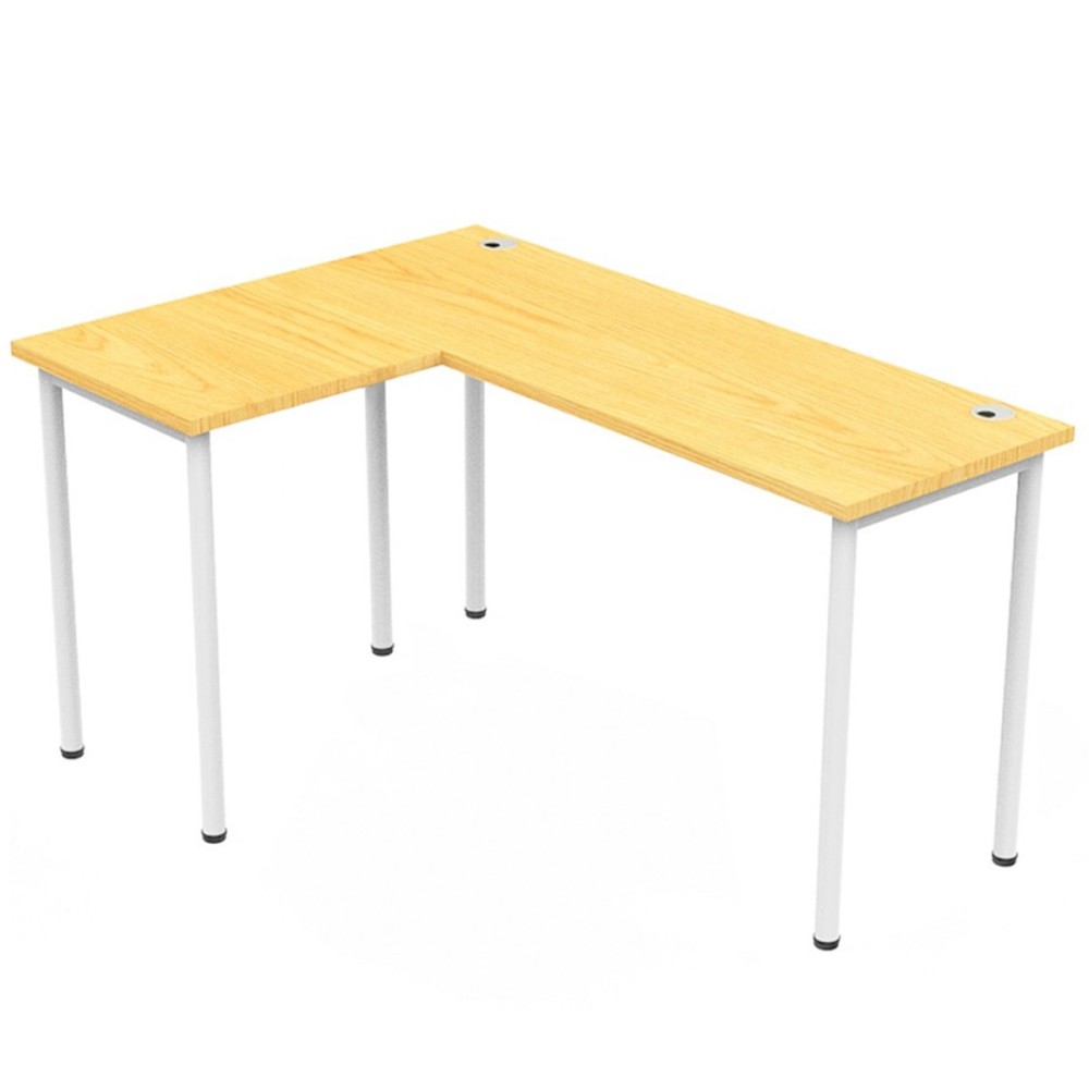 (AS-IS) RAHEL L-Shaped Corner Desk - JIJI.SG