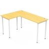 (AS-IS) RAHEL L-Shaped Corner Desk - JIJI.SG