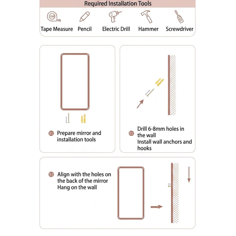 HEDE Full Length Dressing Mirror - JIJI.SG