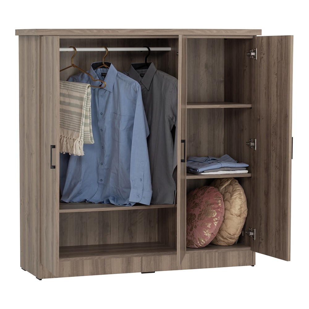 (AS-IS) DUBLIN Low Wardrobe with 3 Doors - JIJI.SG
