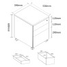 (AS-IS) FELIX Mobile Pedestal - JIJI.SG