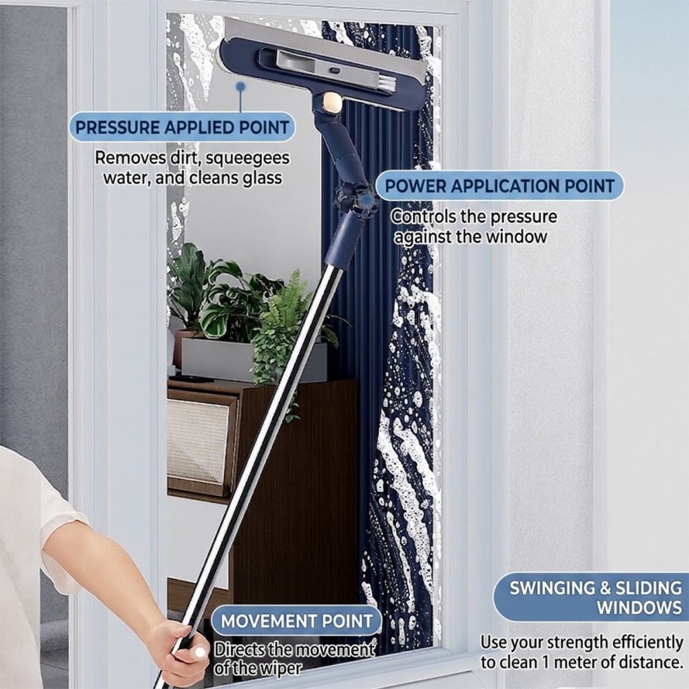 VAYRA 2 in 1 Window Cleaning Brush - JIJI.SG