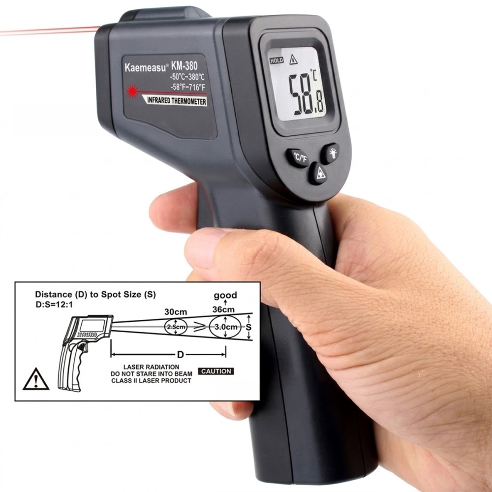 BERNEN High Accuracy Industrial Infrared Food Thermometer - JIJI.SG