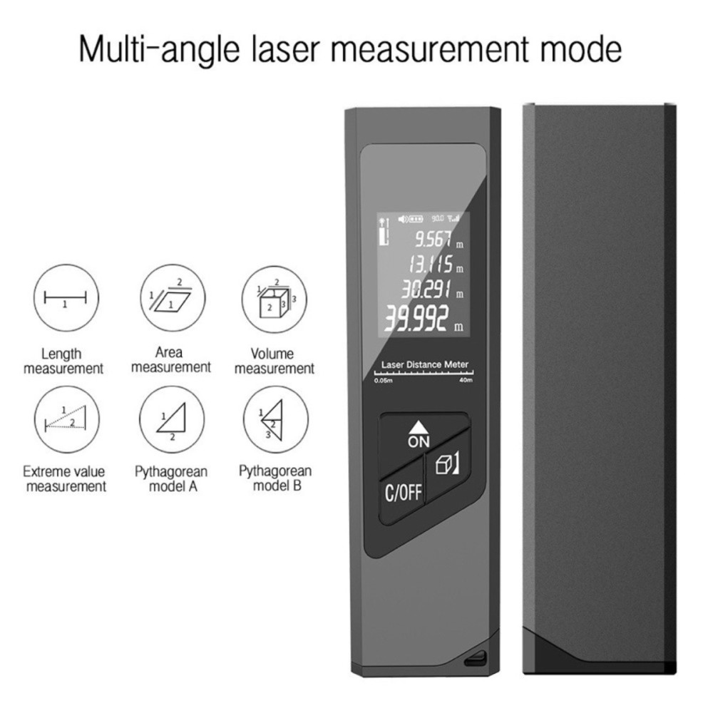 ORCUS Laser Distance Meter Digital 40M Rangefinder Measure Tape - J...
