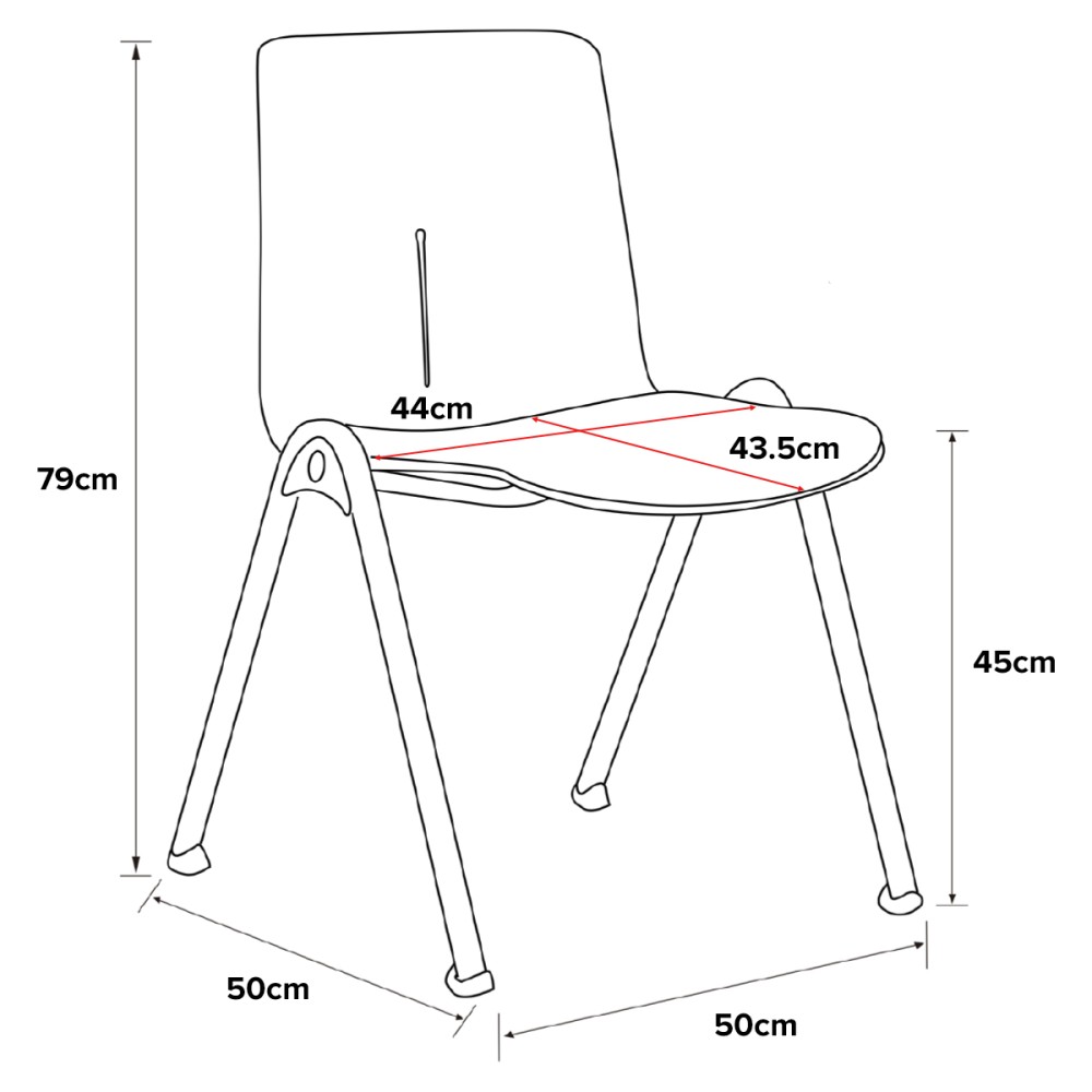 VIVIANA Stackable Conference Chair - JIJI.SG