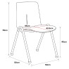 VIVIANA Stackable Conference Chair - JIJI.SG